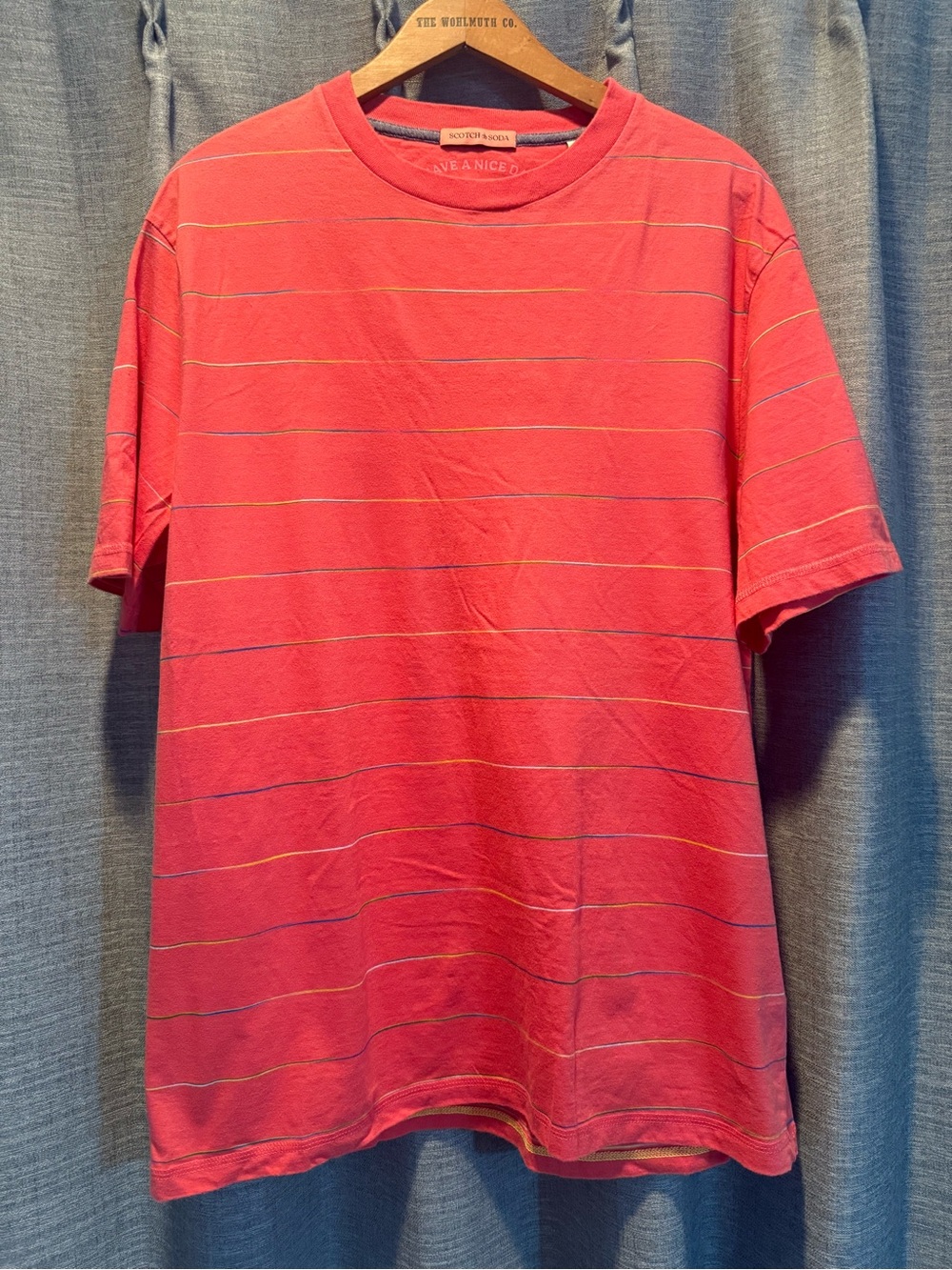 (L) SCOTCH&SODA Striped T-Shirt